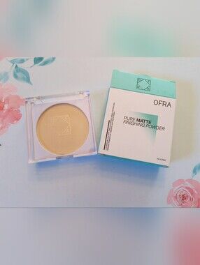 OFRA Pure Matte Finishing Powder — Light Beige Compact